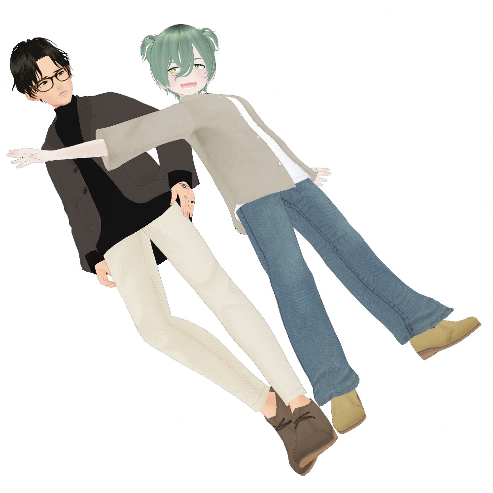 VRoid Studio 正式版 【無料あり】 スエードデザートブーツ