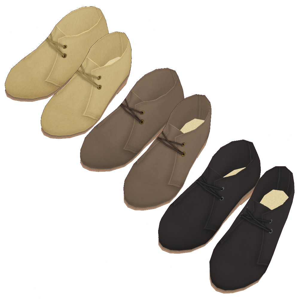 VRoid Studio 正式版 【無料あり】 スエードデザートブーツ