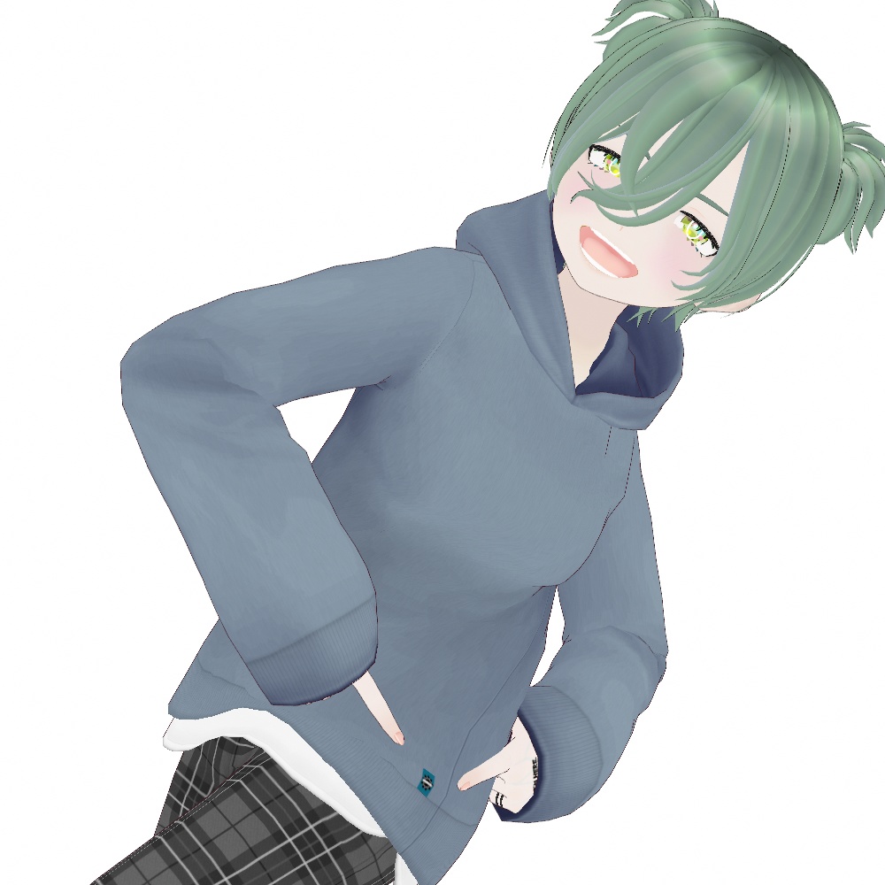 VRoid Studio 正式版 【無料】 【女性用】 フーディスリムスエットシャツ