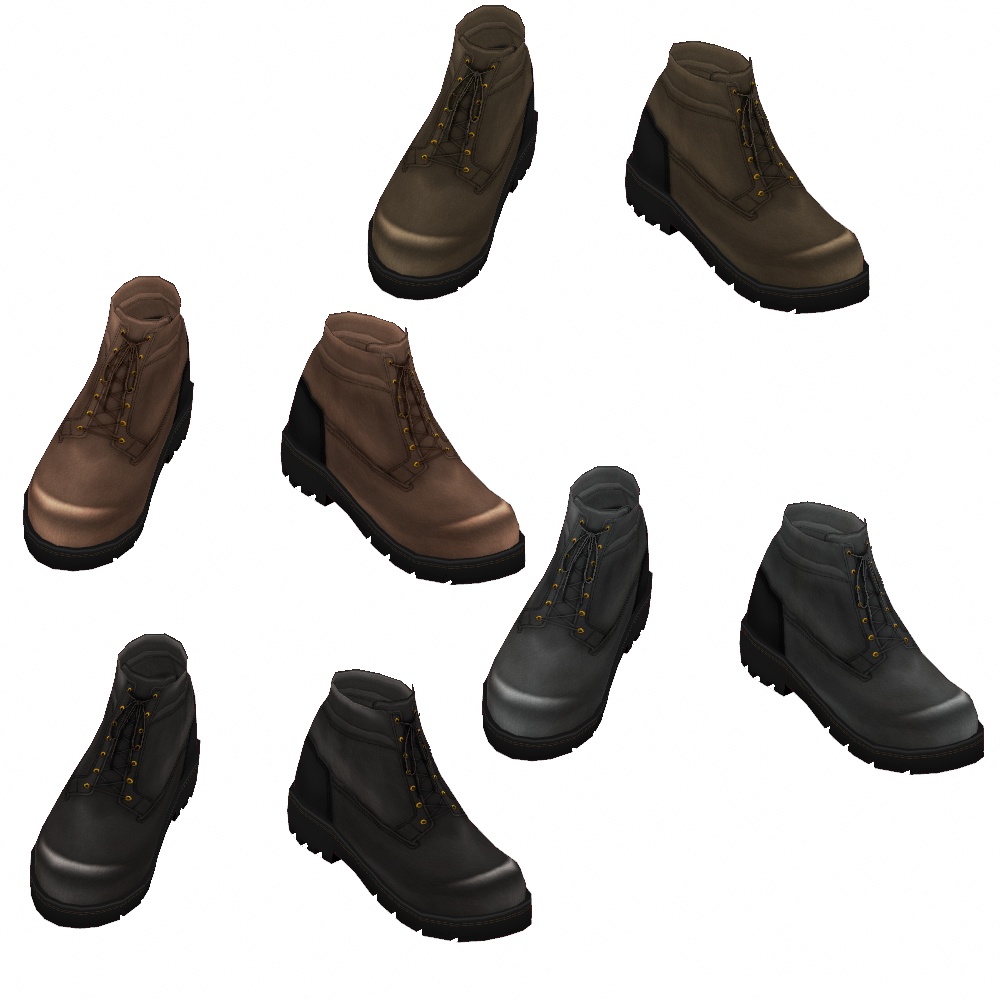 VRoid Studio 正式版 【無料あり】 ワークブーツ