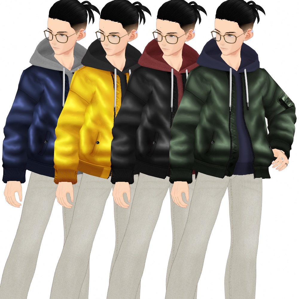 VRoid Studio 正式版 【無料あり】 フライトジャケット