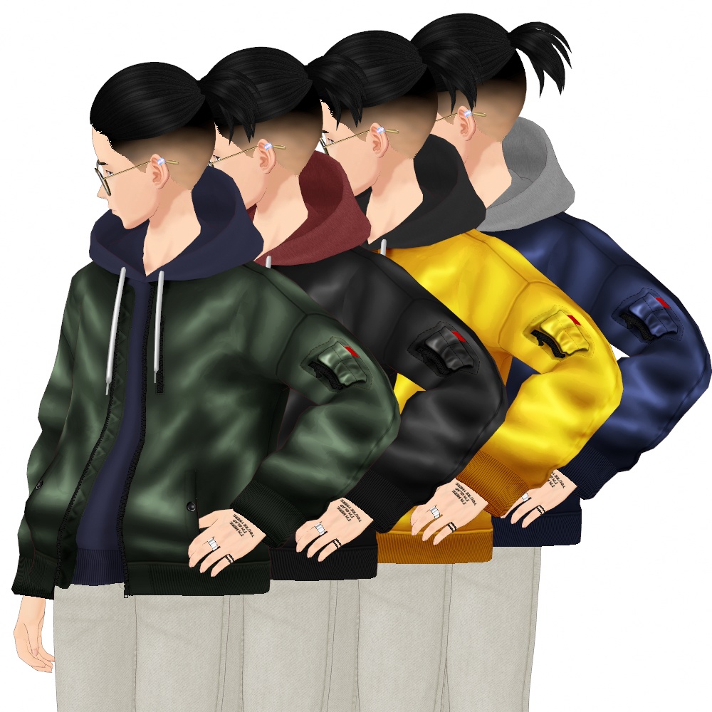 VRoid Studio 正式版 【無料あり】 フライトジャケット