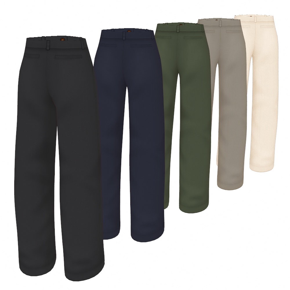 VRoid Studio 正式版 【無料あり】 タックワイドパンツ