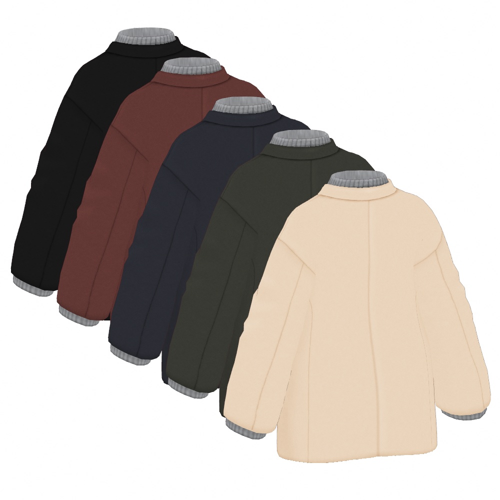 VRoid Studio 正式版 【無料あり】 【男性用】ニットつきテーラードジャケット