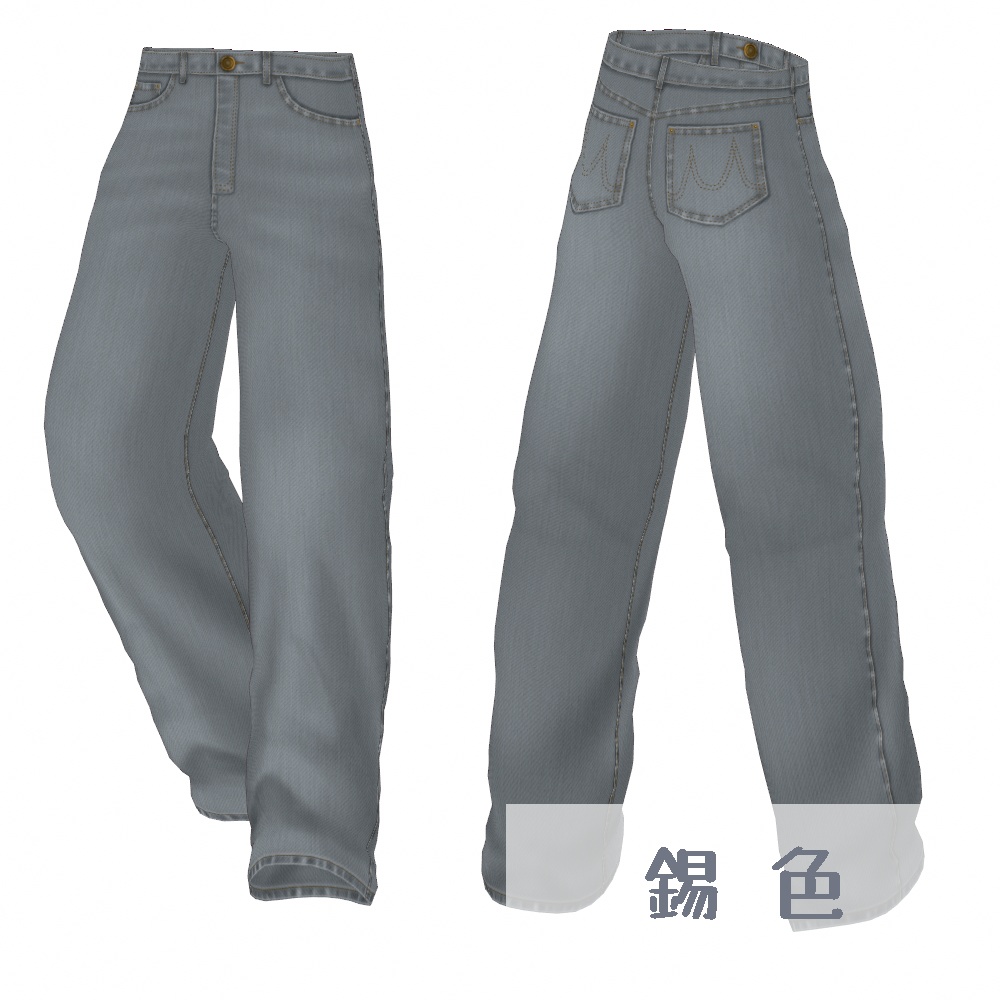 VRoid Studio 正式版 【無料あり】【男性用】バギージーンズ