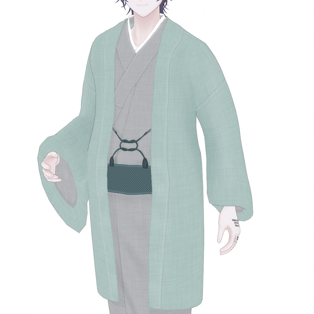 VRoid Studio 正式版 【一色セット無料】春夏向け男性用着物セット