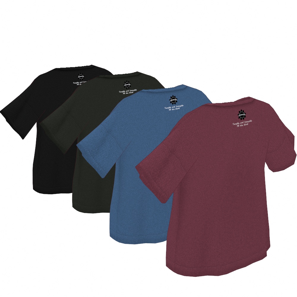 VRoid Studio 正式版 【1色無料】ヘンリーネックワッフルTシャツ