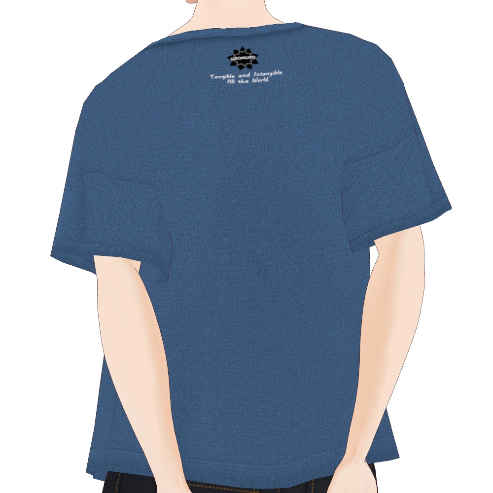 VRoid Studio 正式版 【1色無料】ヘンリーネックワッフルTシャツ