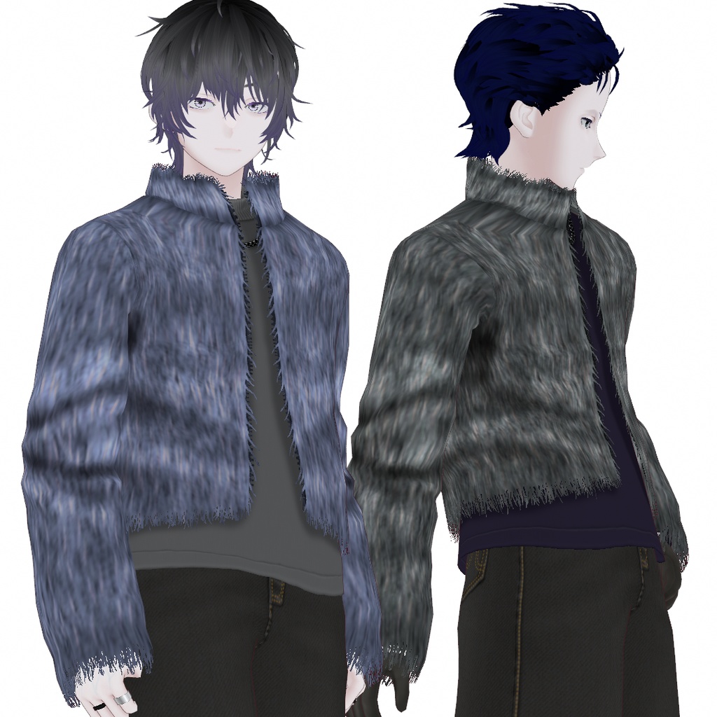 VRoid Studio 正式版 【無料あり】【男性用】ファージャケット