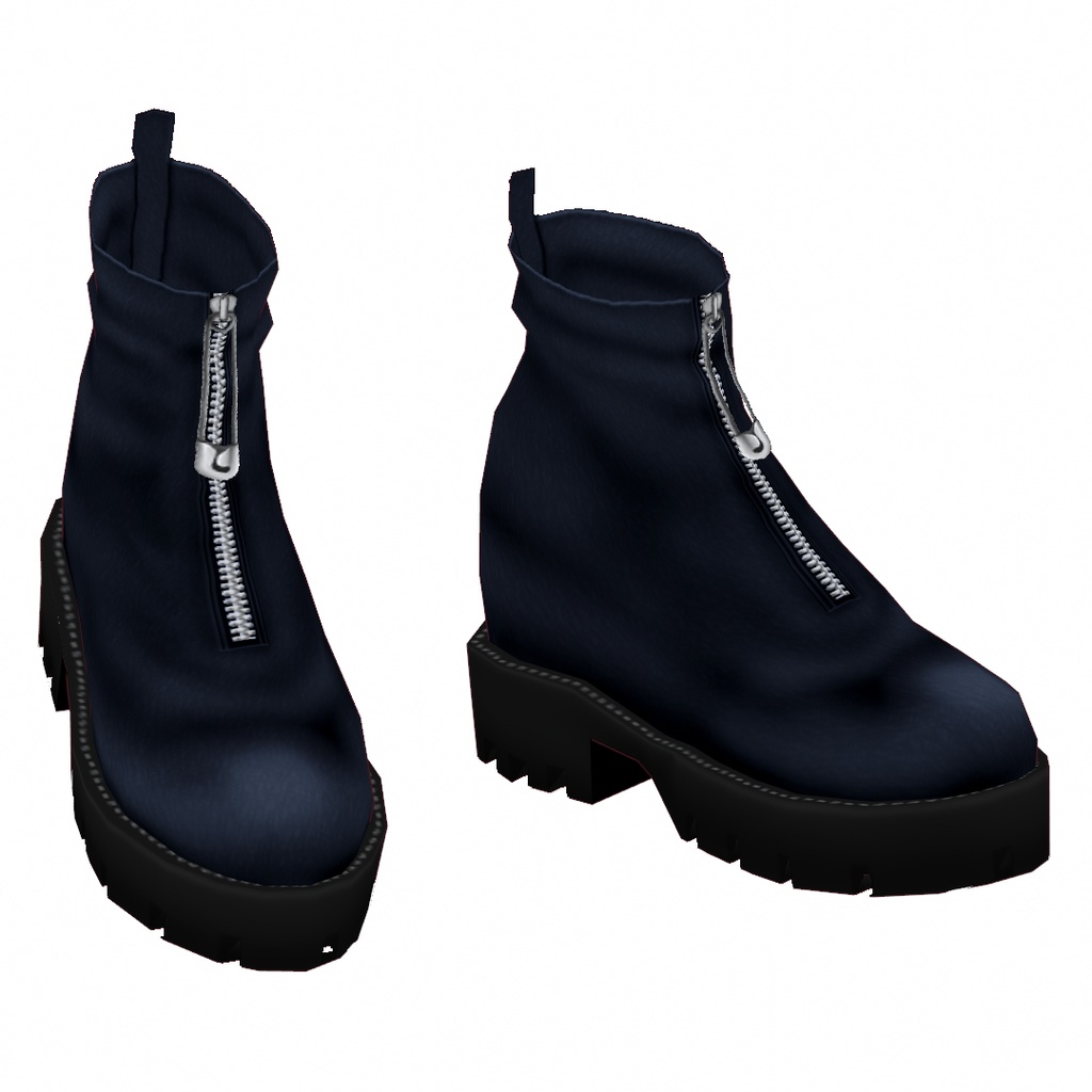 VRoid Studio 正式版 【1色無料】安全ピンZipperブーツ