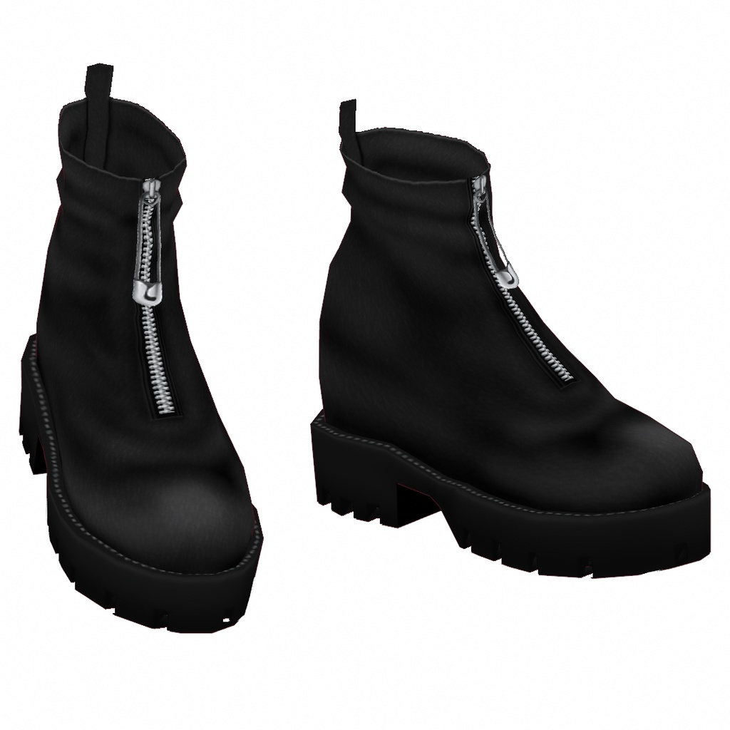 VRoid Studio 正式版 【1色無料】安全ピンZipperブーツ