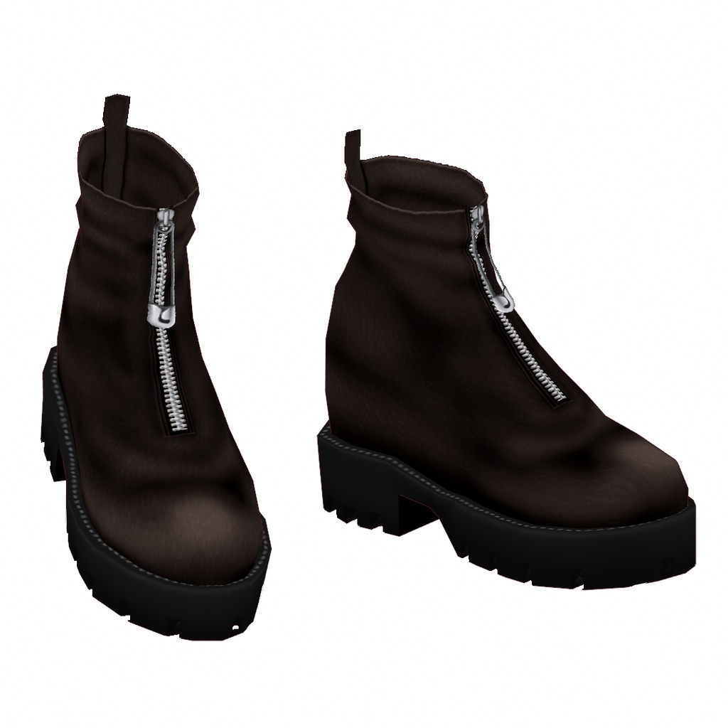 VRoid Studio 正式版 【1色無料】安全ピンZipperブーツ