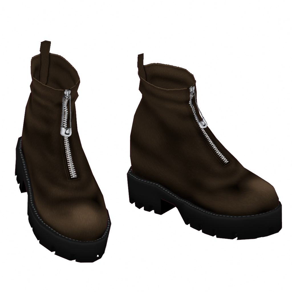 VRoid Studio 正式版 【1色無料】安全ピンZipperブーツ