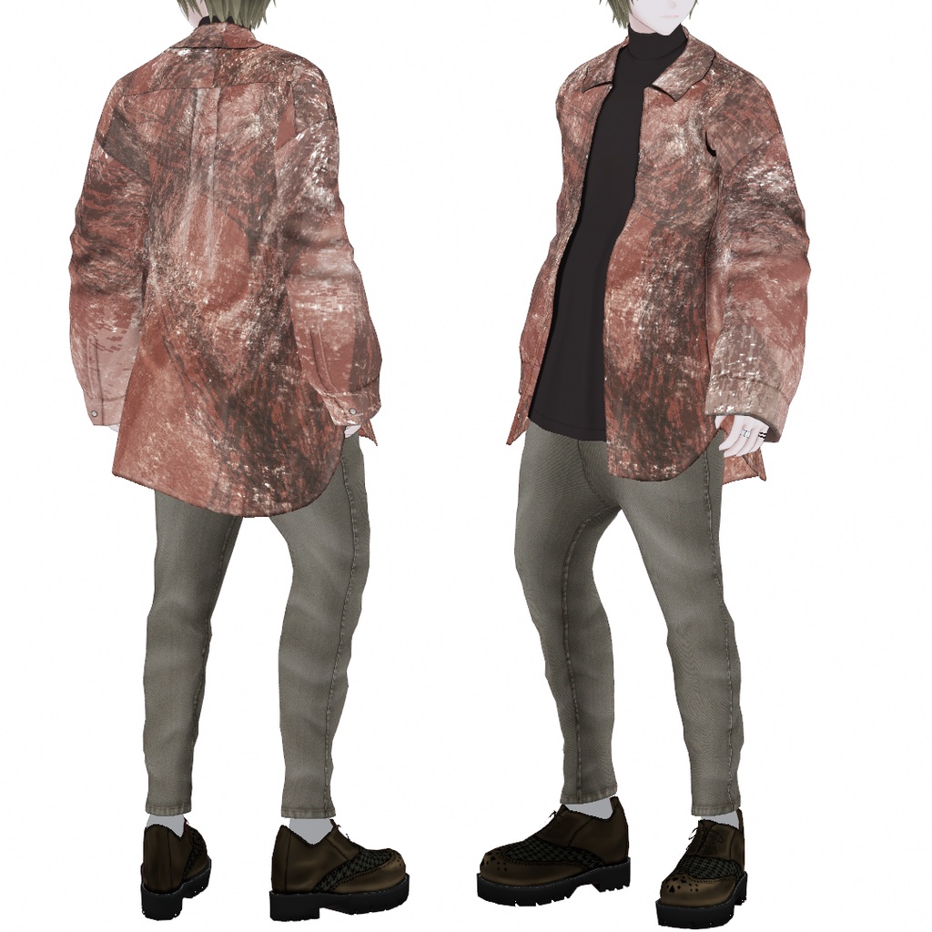 VRoid Studio 正式版 【無料】【男性用】チャラい柄シャツ