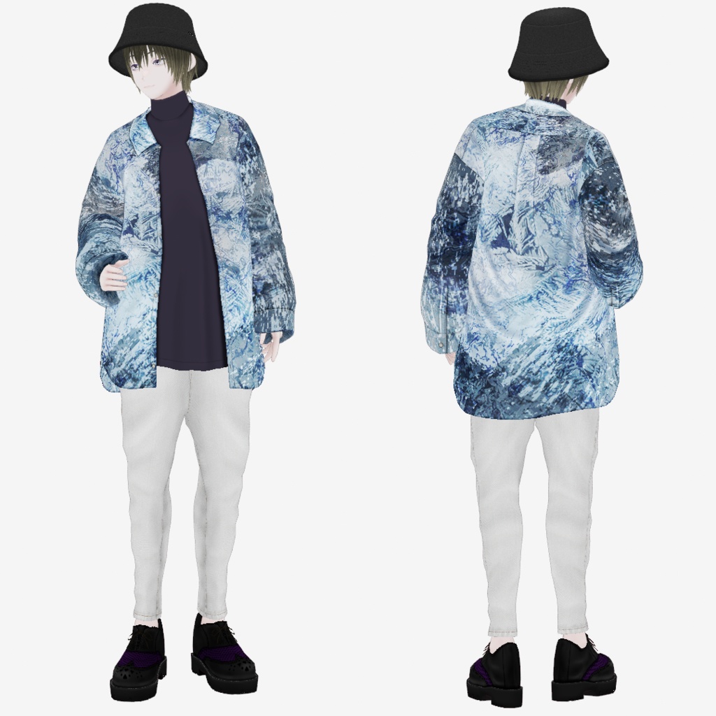 VRoid Studio 正式版 【無料】【男性用】チャラい柄シャツ