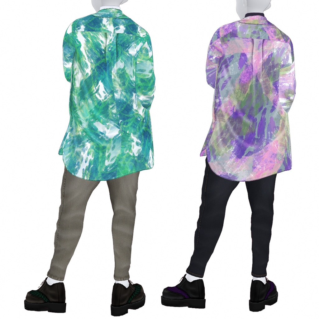 VRoid Studio 正式版 【無料】【男性用】チャラい柄シャツ