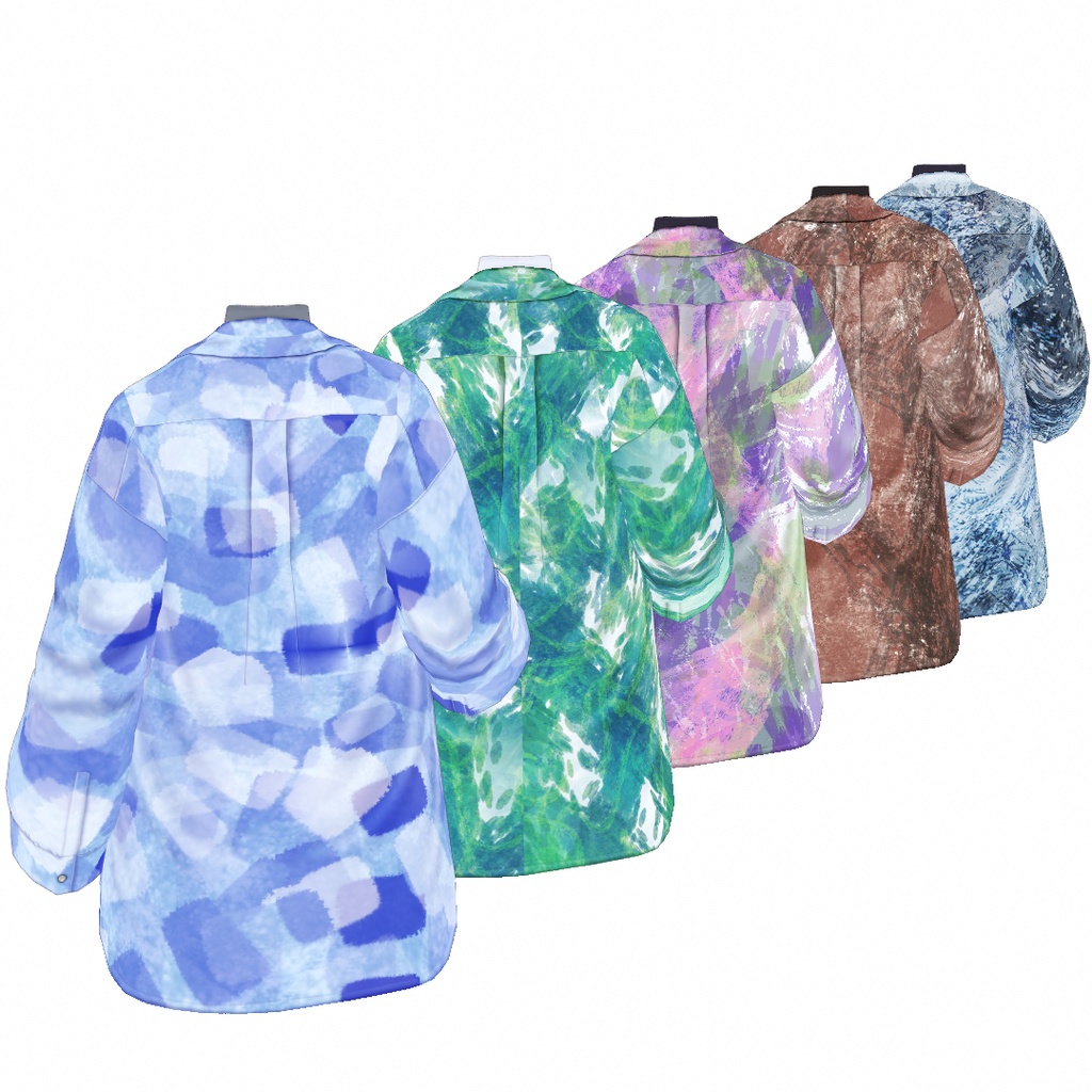 VRoid Studio 正式版 【無料】【男性用】チャラい柄シャツ