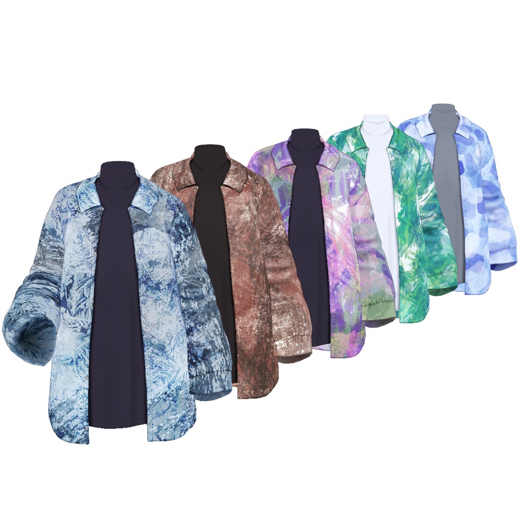 VRoid Studio 正式版 【無料】【男性用】チャラい柄シャツ