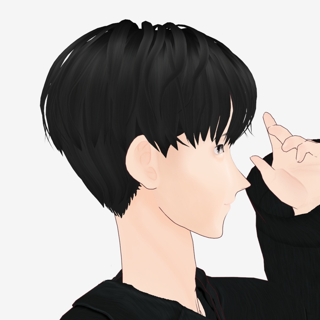 VRoid Studio用【無料】ヘア プリセット改変 重めニュアンスマッシュ