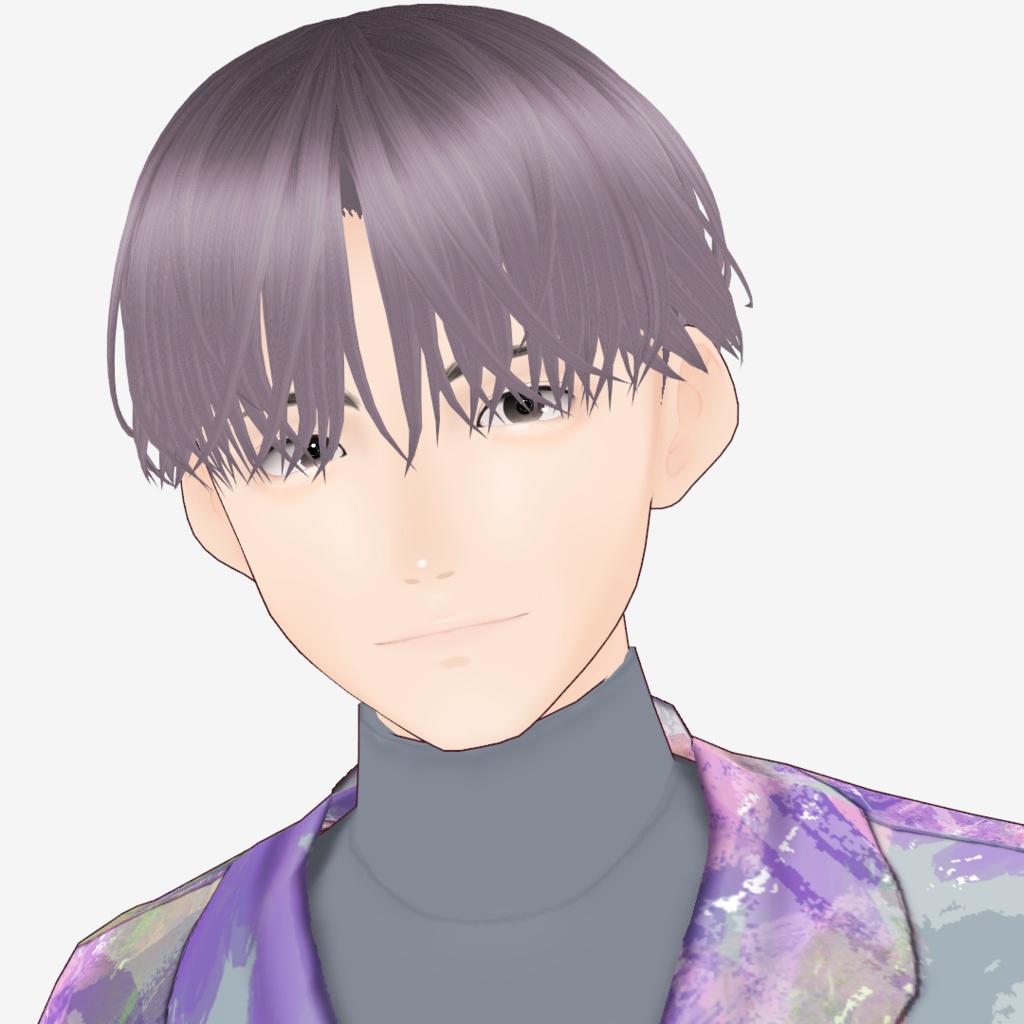 VRoid Studio用ヘア 束感ナチュラルマッシュ&束感ツーブロックマッシュ