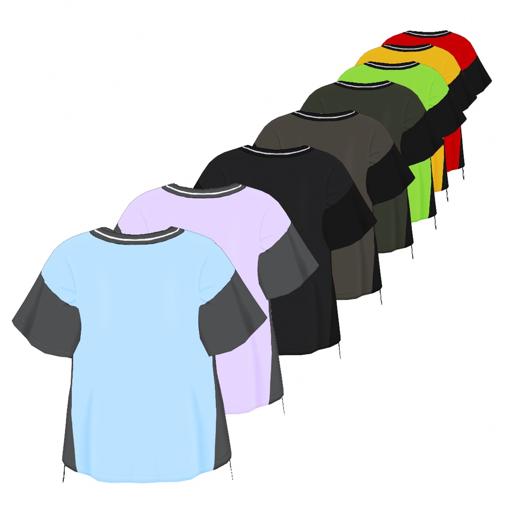 VRoid Studio 【男性用】【1色無料】ゲームシャツ