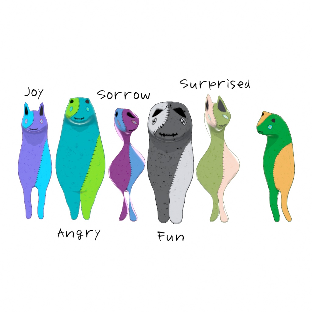 【cluster向け】【VRMのみ】ゾンビ Akyo