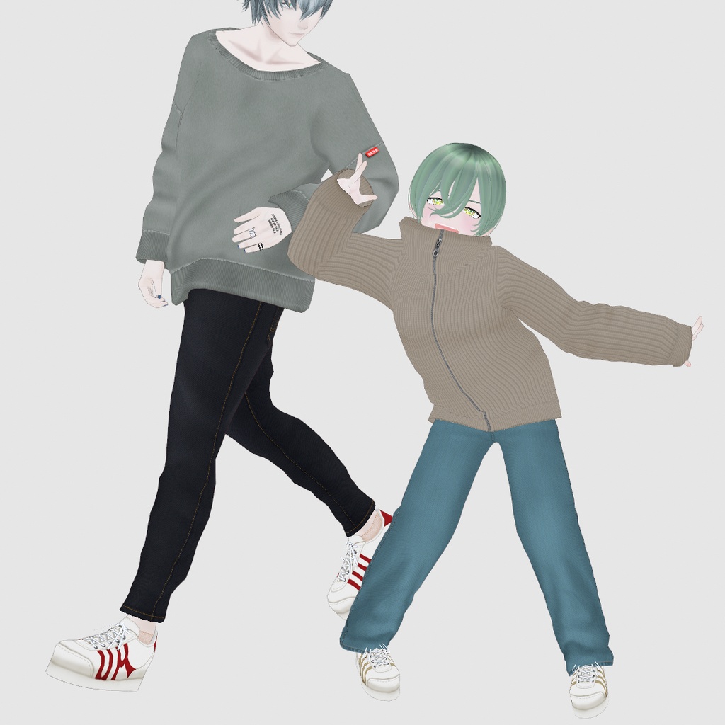 VRoid Studio 【1色無料】【Xwearデータ有】クラシックスニーカー