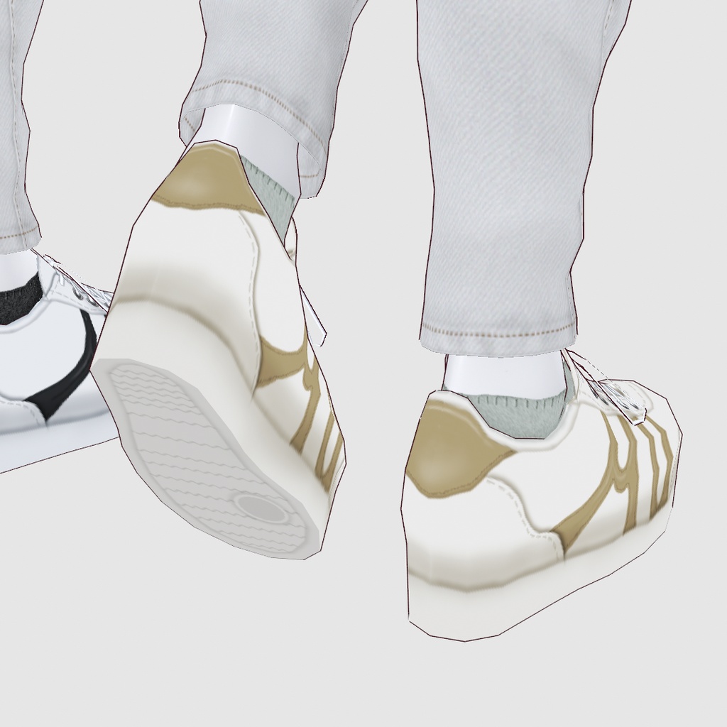 VRoid Studio 【1色無料】【Xwearデータ有】クラシックスニーカー