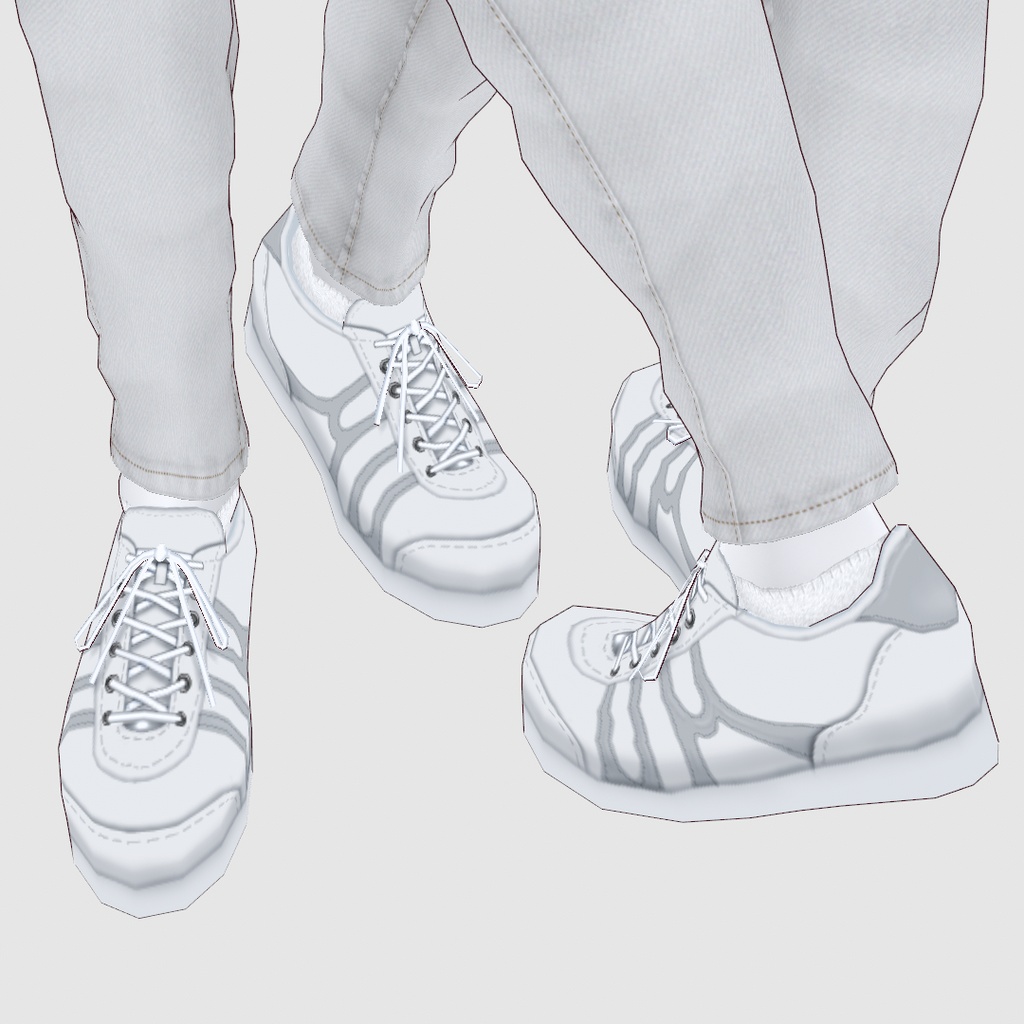 VRoid Studio 【1色無料】【Xwearデータ有】クラシックスニーカー