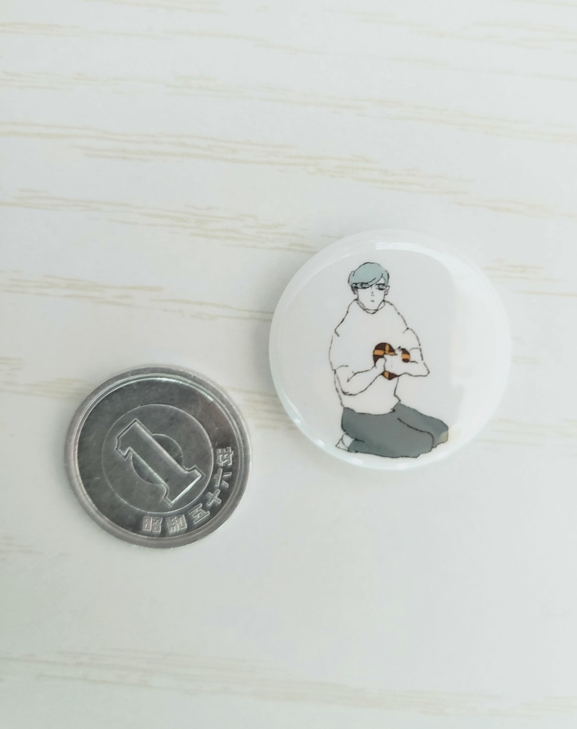 ハートのバッチ