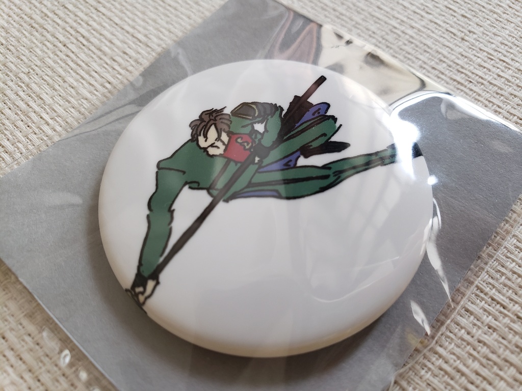 飛び缶バッチ【大と小】絵柄14種