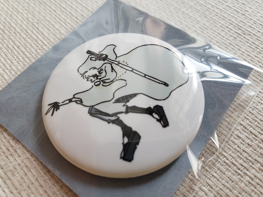 飛び缶バッチ【大と小】絵柄14種