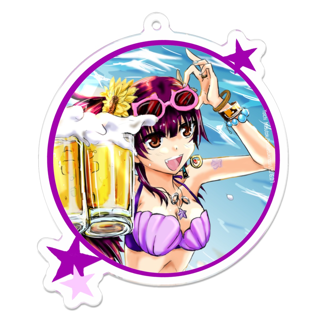 Big summerアクキー(70×70)