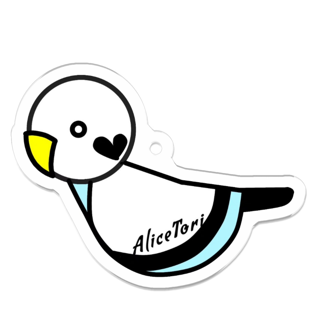 AliceTori　ロゴ　アクリルキーホルダー - 50 x 50 (mm)