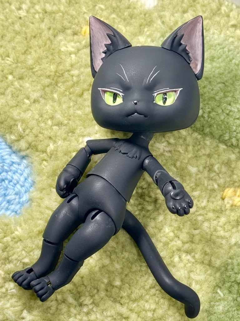 ねこドール(黒)おこ【新ボディー】