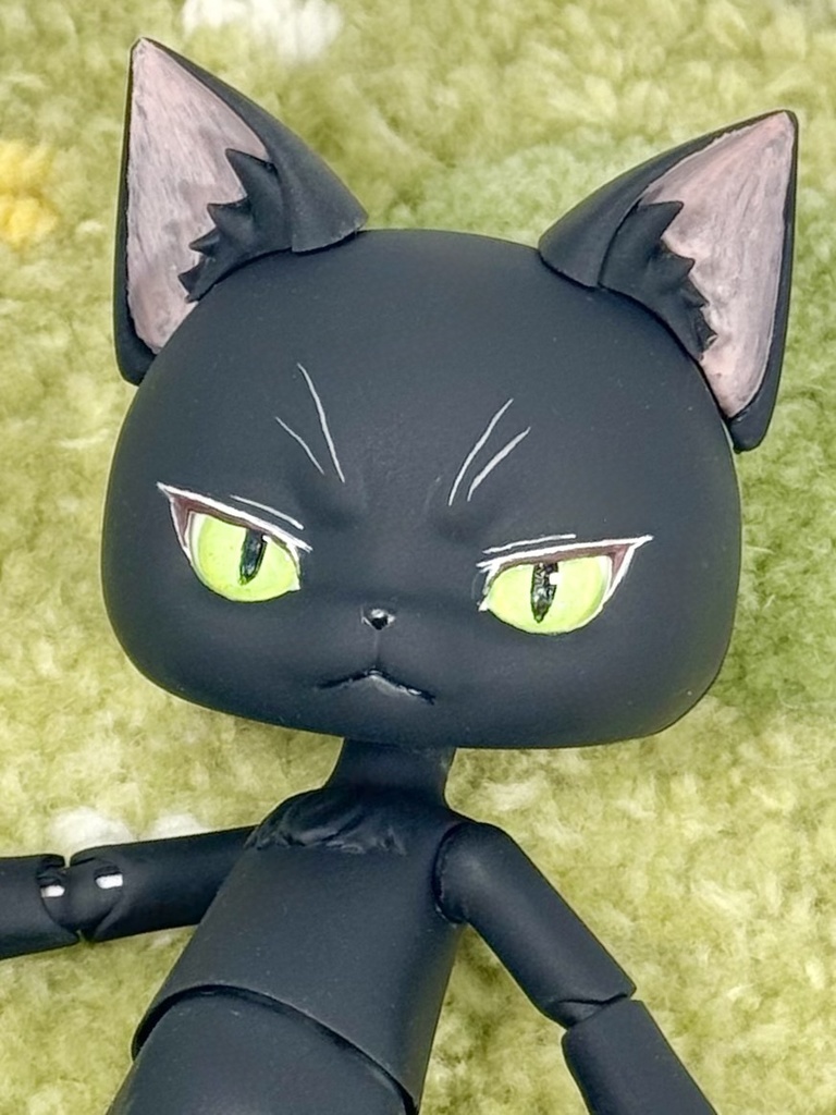 ねこドール(黒)おこ【新ボディー】