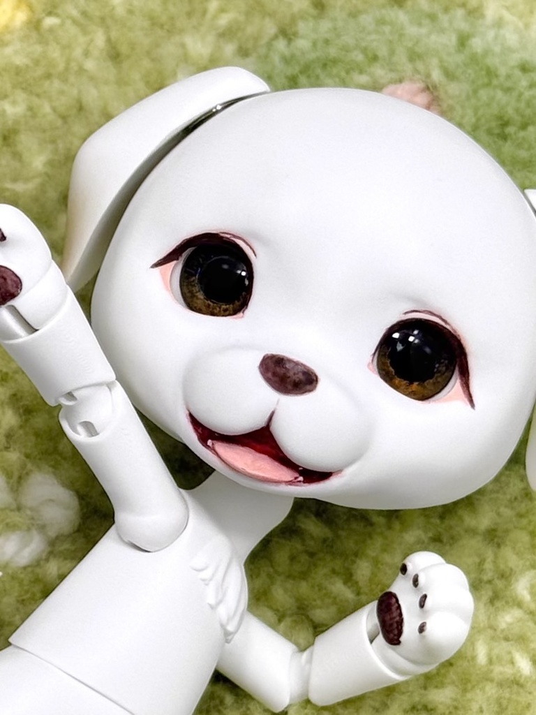 いぬドール(白)開け口