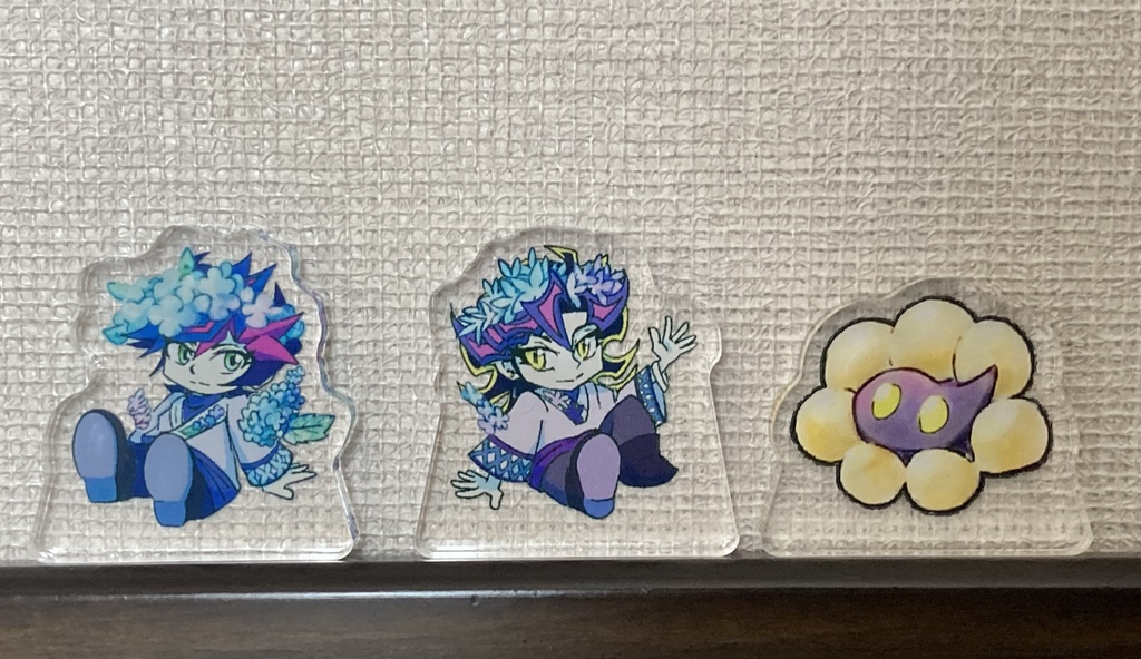 自立ミニアクスタ三種類