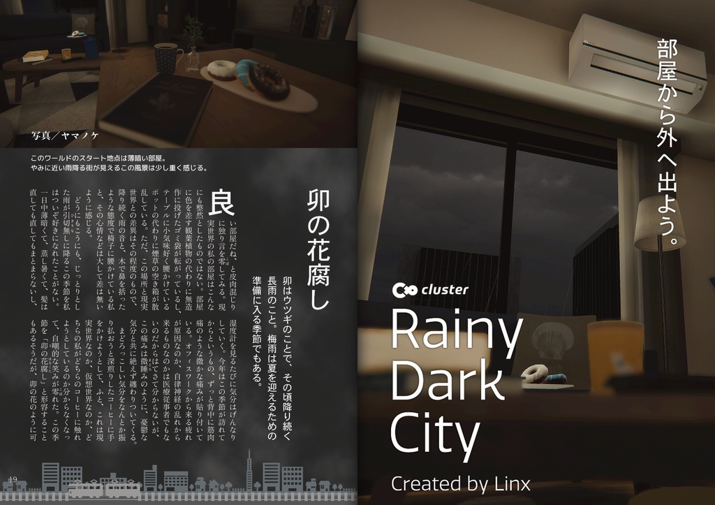 【フリーペーパー】メタバース写真旅行誌『Platform』Vol.6 水たまりの季節