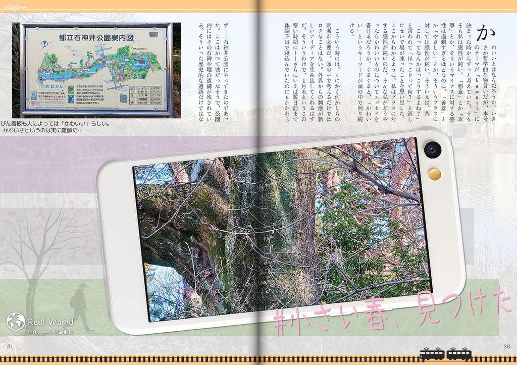 【フリーペーパー】メタバース写真旅行誌『Platform』Vol.14 kawaiiパラダイス