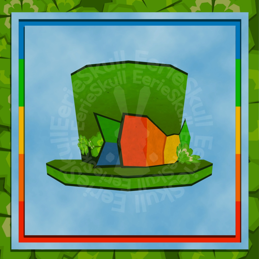 St. Patrick's Day Low Poly 3D Vtuber Asset Pack