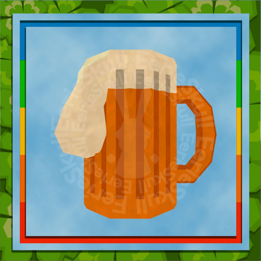 St. Patrick's Day Low Poly 3D Vtuber Asset Pack