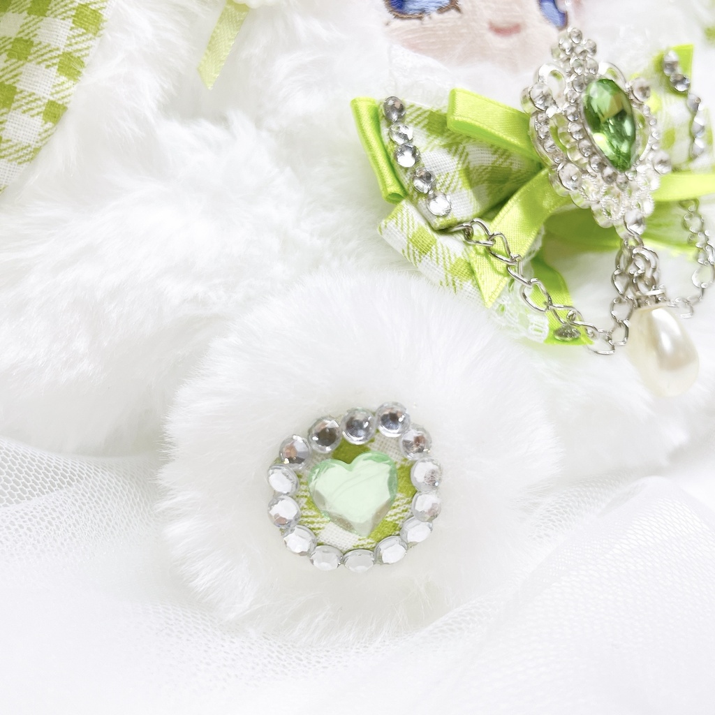 てってシリーズ 💚 春色ハートロップイヤー