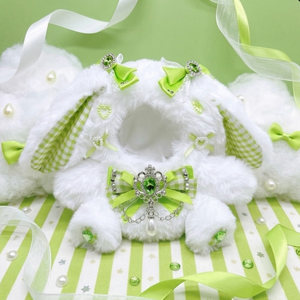 てってシリーズ 💚 春色ハートロップイヤー