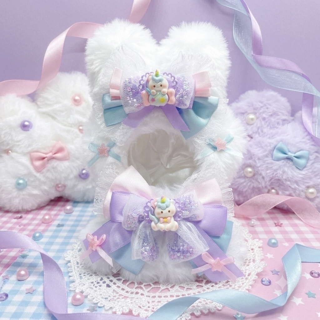 10cm~12cm おすわりぬい服 💜 どりーみーらびっと