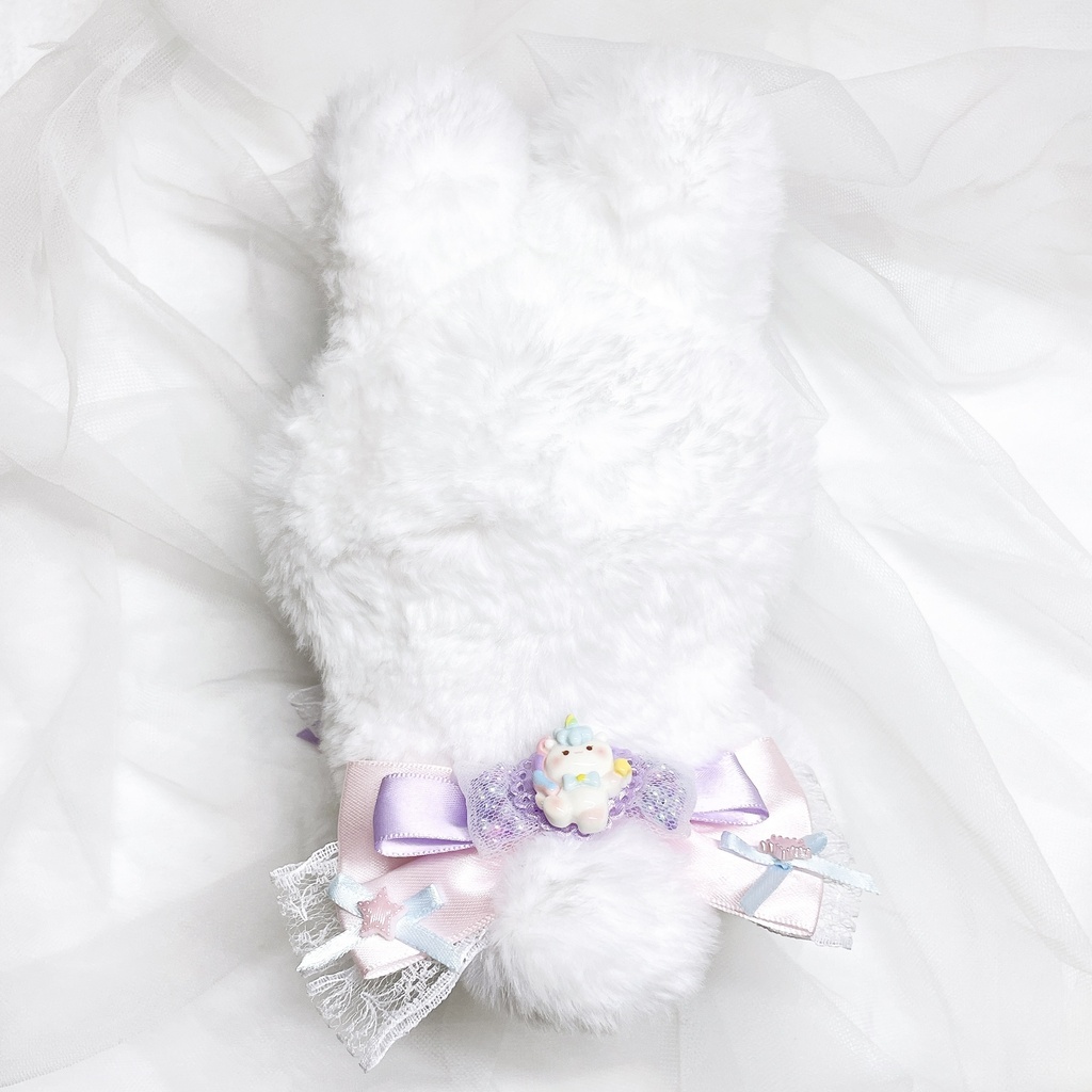 10cm~12cm おすわりぬい服 💜 どりーみーらびっと