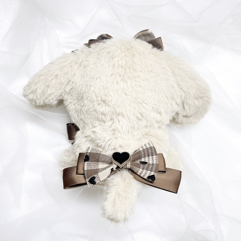 10cm~12cm おすわりぬい服 🐶 わんわんりぼん