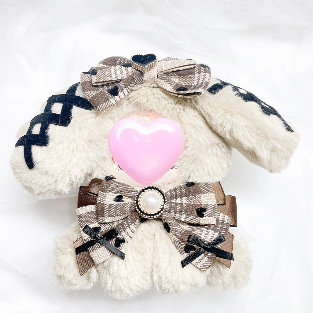 10cm~12cm おすわりぬい服 🐶 わんわんりぼん