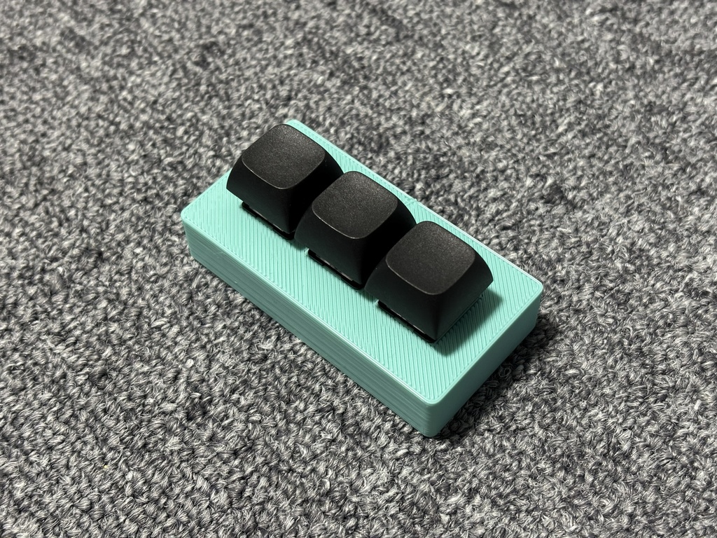 3キー自作キーボードキット TW3mini APM32F103テストキーボード