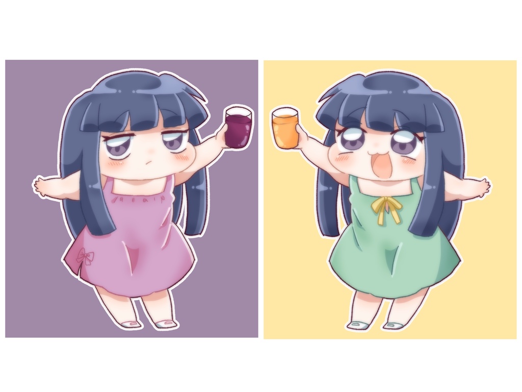 ボクも乾杯に混ぜて欲しいのです☆リバーシブルアクスタ